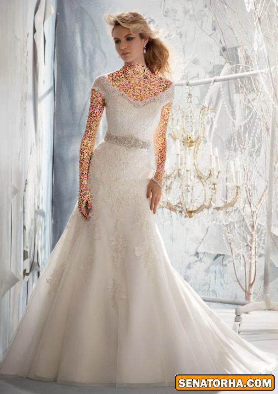 عكس لباس عروس ترك 2014