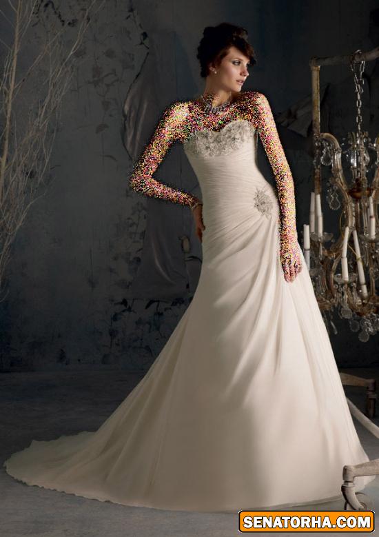 عكس لباس عروس ترك 2014