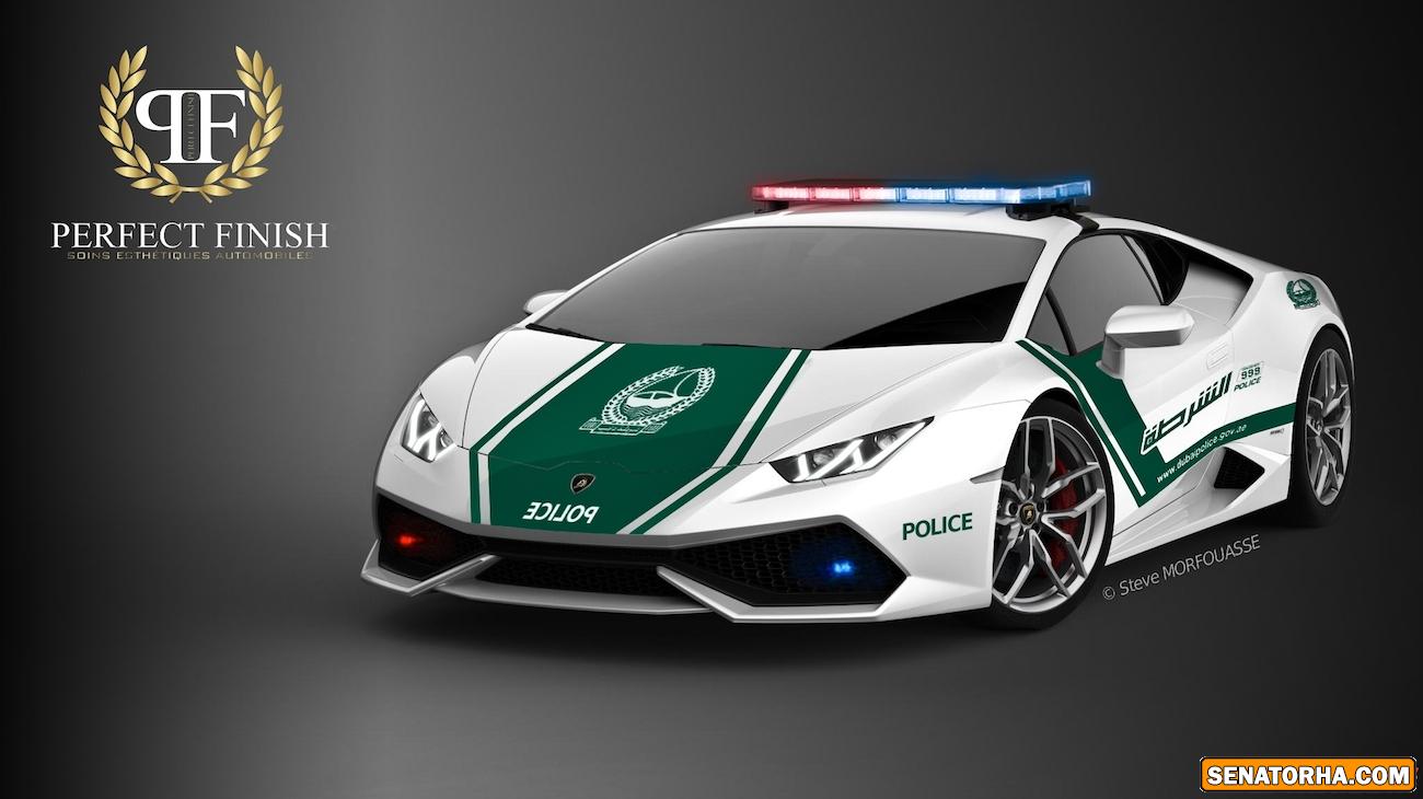 خودرو پلیس لامبورگینی هوراکان
