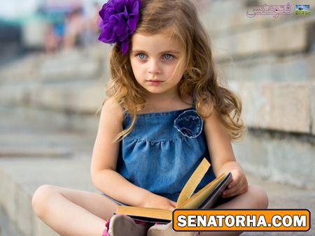 عكس دختر بچه ناز خارجي