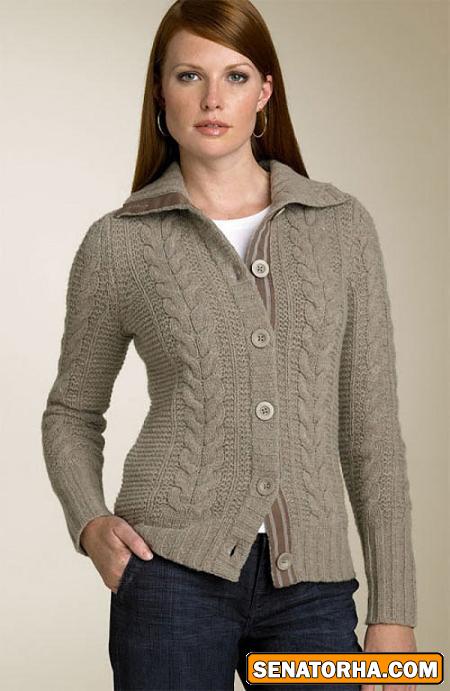 طرح های جدید لباس بافتنی زنانه