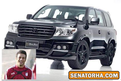 اتومبيلهاي گرانقيمت و فوتباليست ها اتومبيلهاي گرانقيمت و فوتباليست ها