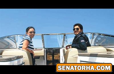 عکسهای ابرو گوندش و همسرش رضا ضراب