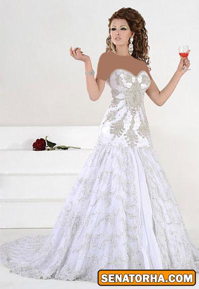 عكس مدل لباس عروس عربي