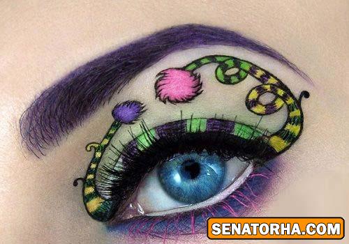 سایه چشم های جذاب و هنرمندانه