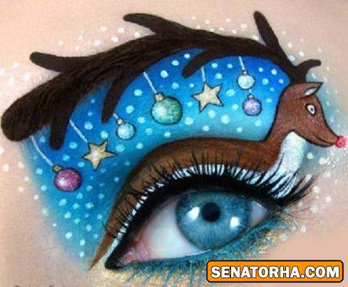 سایه چشم های جذاب و هنرمندانه