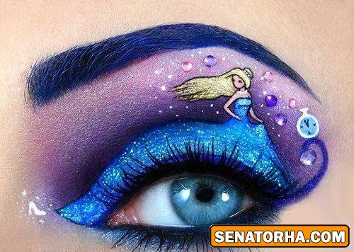 سایه چشم های جذاب و هنرمندانه