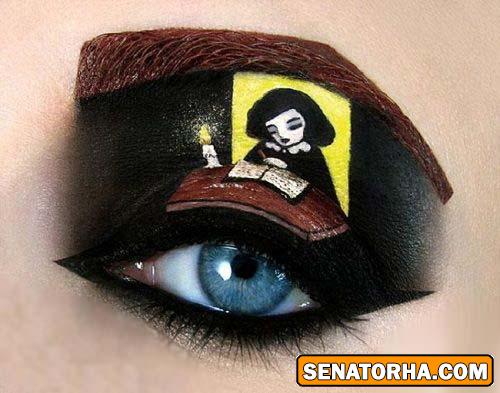 سایه چشم های جذاب و هنرمندانه