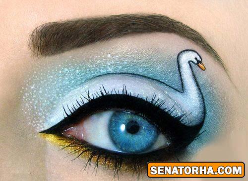 سایه چشم های جذاب و هنرمندانه