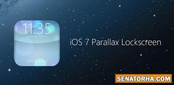 لاک اسکرین های پارالاکس برای اندروید iOS 7 Lockscreen Parallax HD