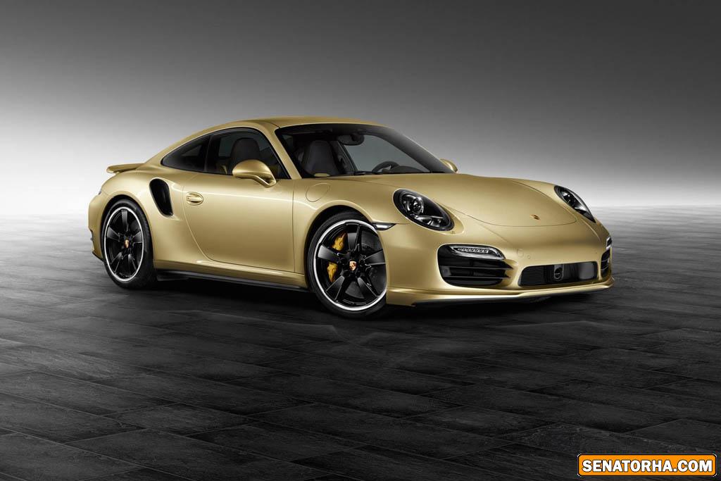 پورشه 911 توربو طلایی