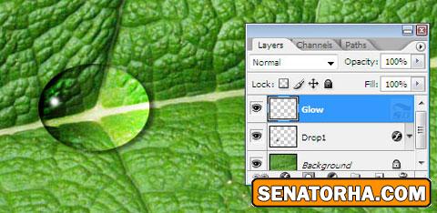 آموزش طراحی قطره آب در فتوشاپ