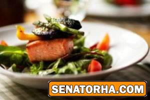 طرز تهیه ماهی آزاد پخته شده با کنگر فرنگی طرز تهیه ماهی آزاد پخته شده با کنگر فرنگی