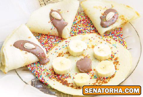 نان شکلاتی و موز