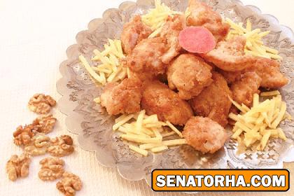 مرغ با گردو