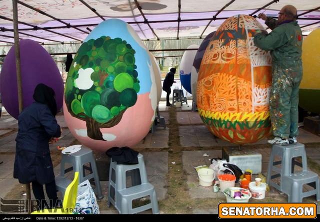 جشنواره نقاشی تخم مرغ های نوروزی - تبریز