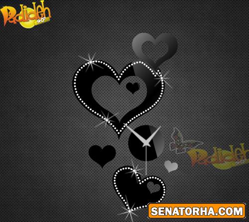 عكس ساعت دیواری فانتزي وزيبا