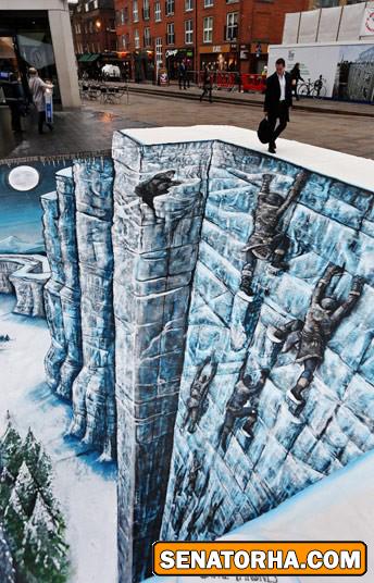 نقاشی سه بعدی در لندن