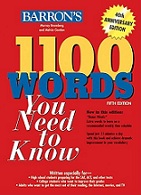 دانلود کتاب ۱۱۰۰ کلمه ضروری زبان انگلیسی برای آزمون های زبان