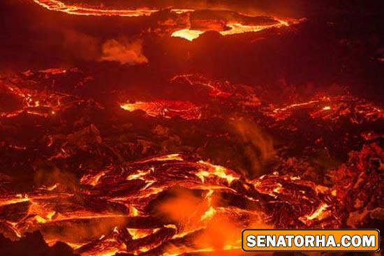 عکسهای زیبا و دیدنی از فوران آتشفشان تولباچیک