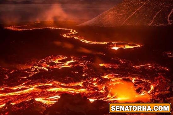 عکسهای زیبا و دیدنی از فوران آتشفشان تولباچیک