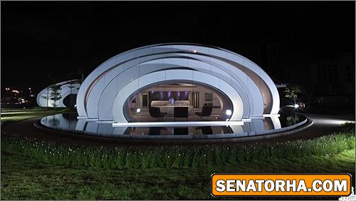 اجرای طرح كرم ابریشم در ساختمان نمایشگاه كوآلالامپور