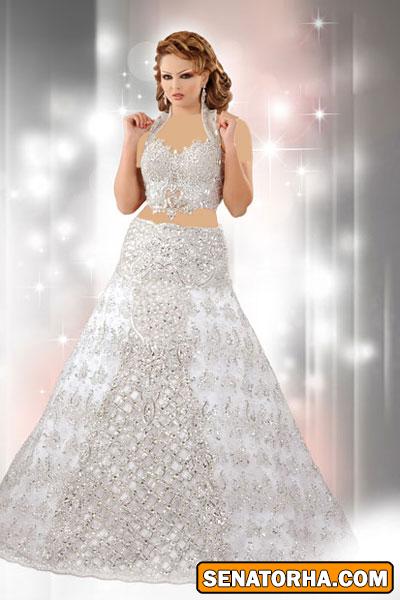 عكس مدل لباس عروس عربي