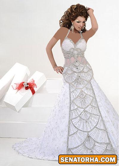 عكس مدل لباس عروس عربي