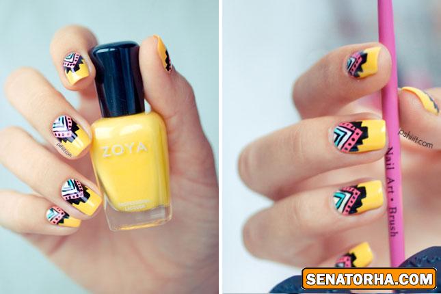 مدل طراحی ناخن 2014