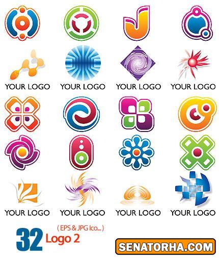 دانلود مجموعه وکتور آرم و لوگو طراحی - Logo Design 02