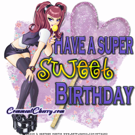 عکسهای متحرک  تولدت مبارک