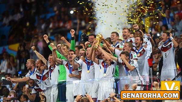 تصاویر جشن قهرمانی آلمان ها در جام جهانی ۲۰۱۴ برزیل