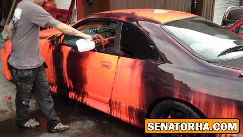 ماشین عجیب با قابلیت تعویض رنگ