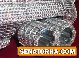 مرسدس بنز کلاس sl که با الماس پوشانده شده