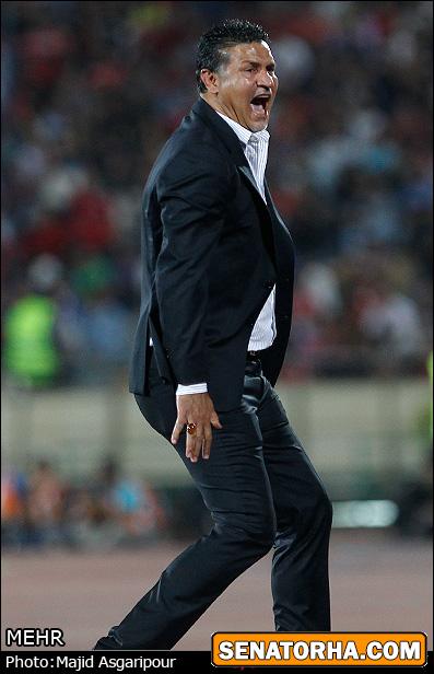 عصبانیت علی دایی در بازی با تراکتور