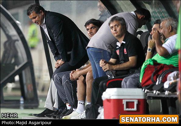 عصبانیت علی دایی در بازی با تراکتور