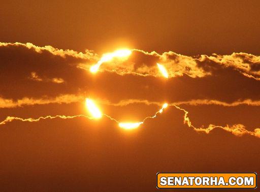 عکس باشکوه ترین طلوع خورشید در زمین