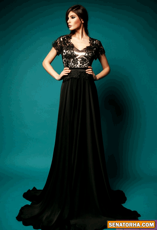 مدل لباس شب بلند 2015