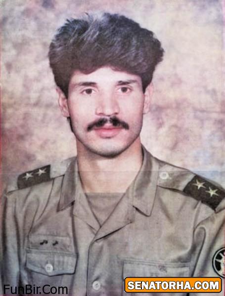 عکس علی دایی در سربازی