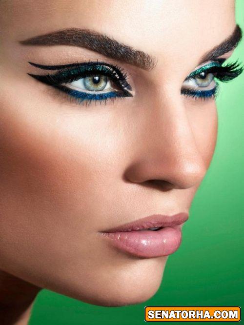 مدل آرایش چشم عربی 2015