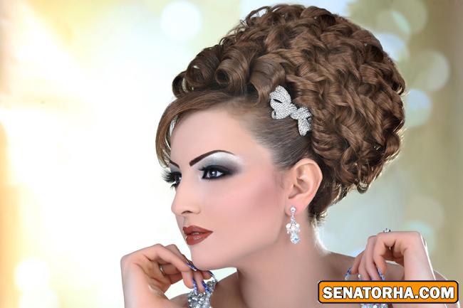 جدیدترین مدل شینیون عروس 2015