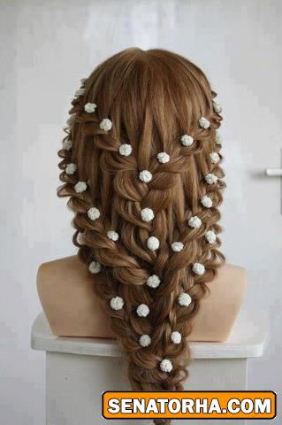 جدیدترین مدل شینیون عروس 2015