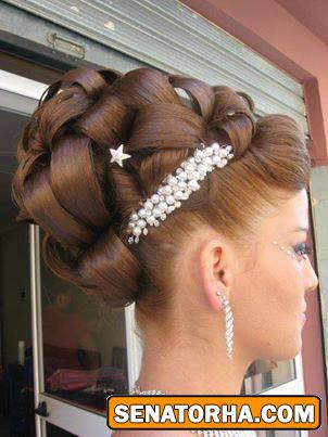 جدیدترین مدل شینیون عروس 2015