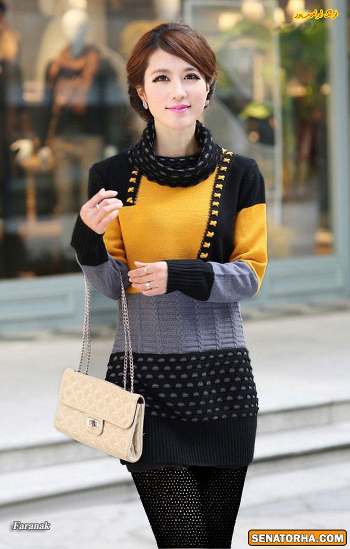 جدیدترین مدل تونیک بافتنی دخترانه و زنانه 2015