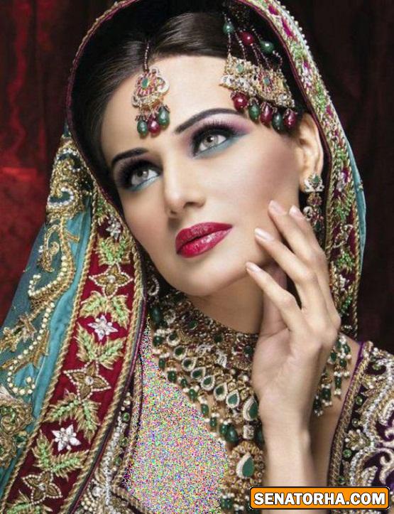 جدیدترین مدل آرایش عروس هندی ۲۰۱۵
