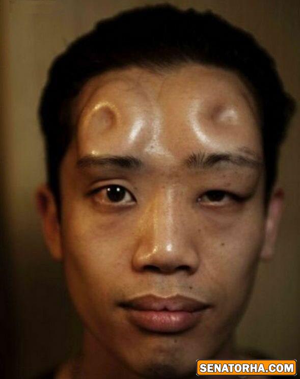 عکسهای ترسناک  از تغییر قیافه دادن شیطان پرستان