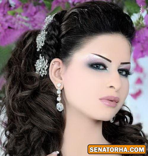 زیباترین مدلهای آرایش عروس عربی 2010