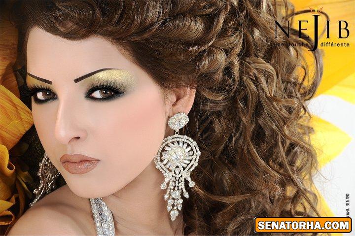 زیباترین مدلهای آرایش عروس عربی 2010