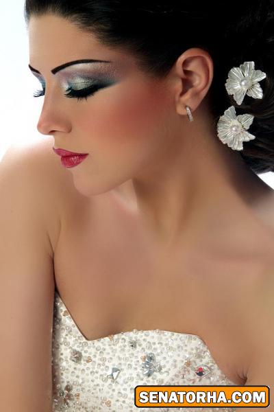 زیباترین مدلهای آرایش عروس 2010