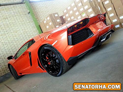 گزارشی از ورود اولین لامبورگینی آونتادور پلاک دائم به ایران در تبریز